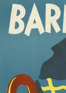  Affisch Barnens dag 1948. Retro poster