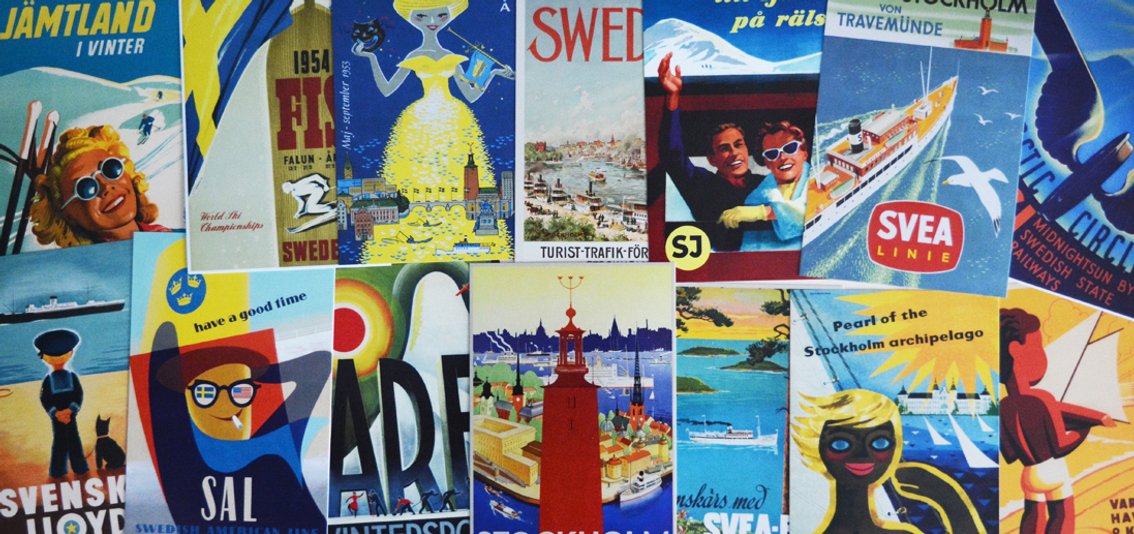 Svenska affischer retro posters