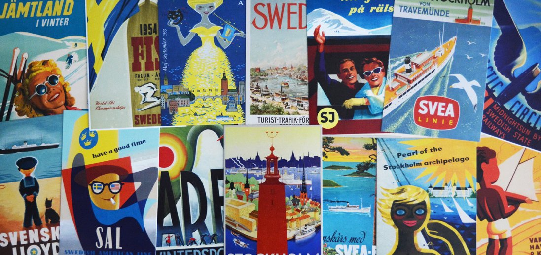 Svenska affischer retro posters